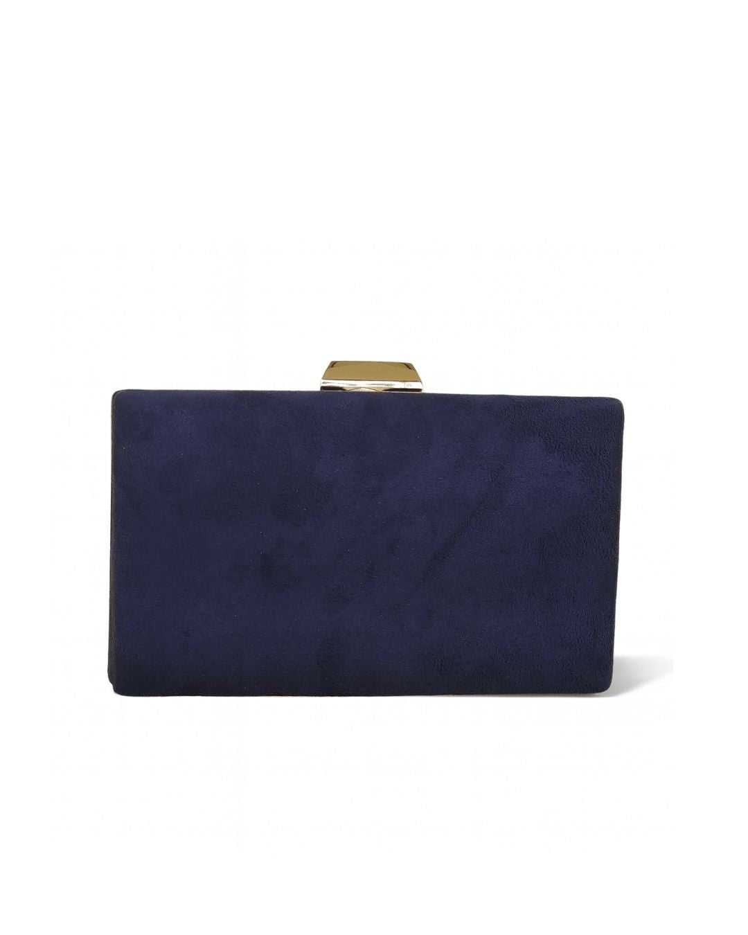 Suede box clutch collection