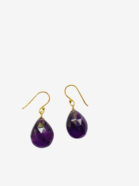 Amythest Earring