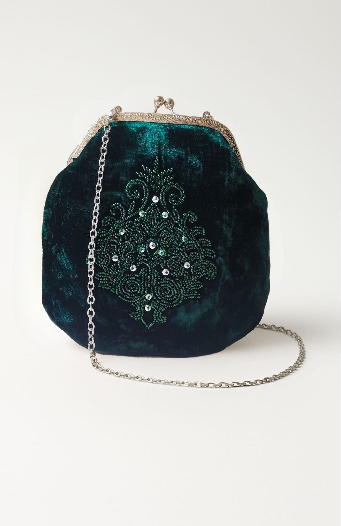Embroidered Clutch