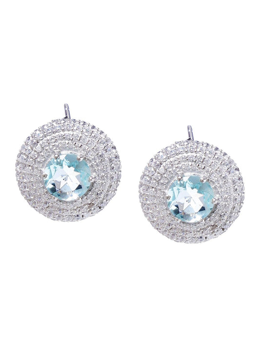 Earring Silver Cubic Zirconia