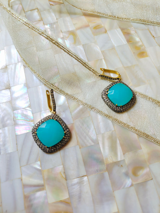 Earring Silver Gemstone