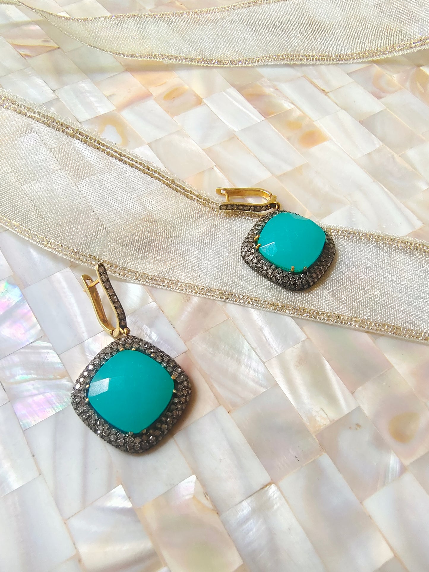 Earring Silver Gemstone