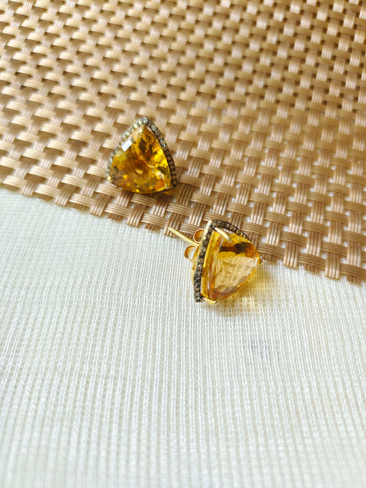 Earring Silver Semi Precious
