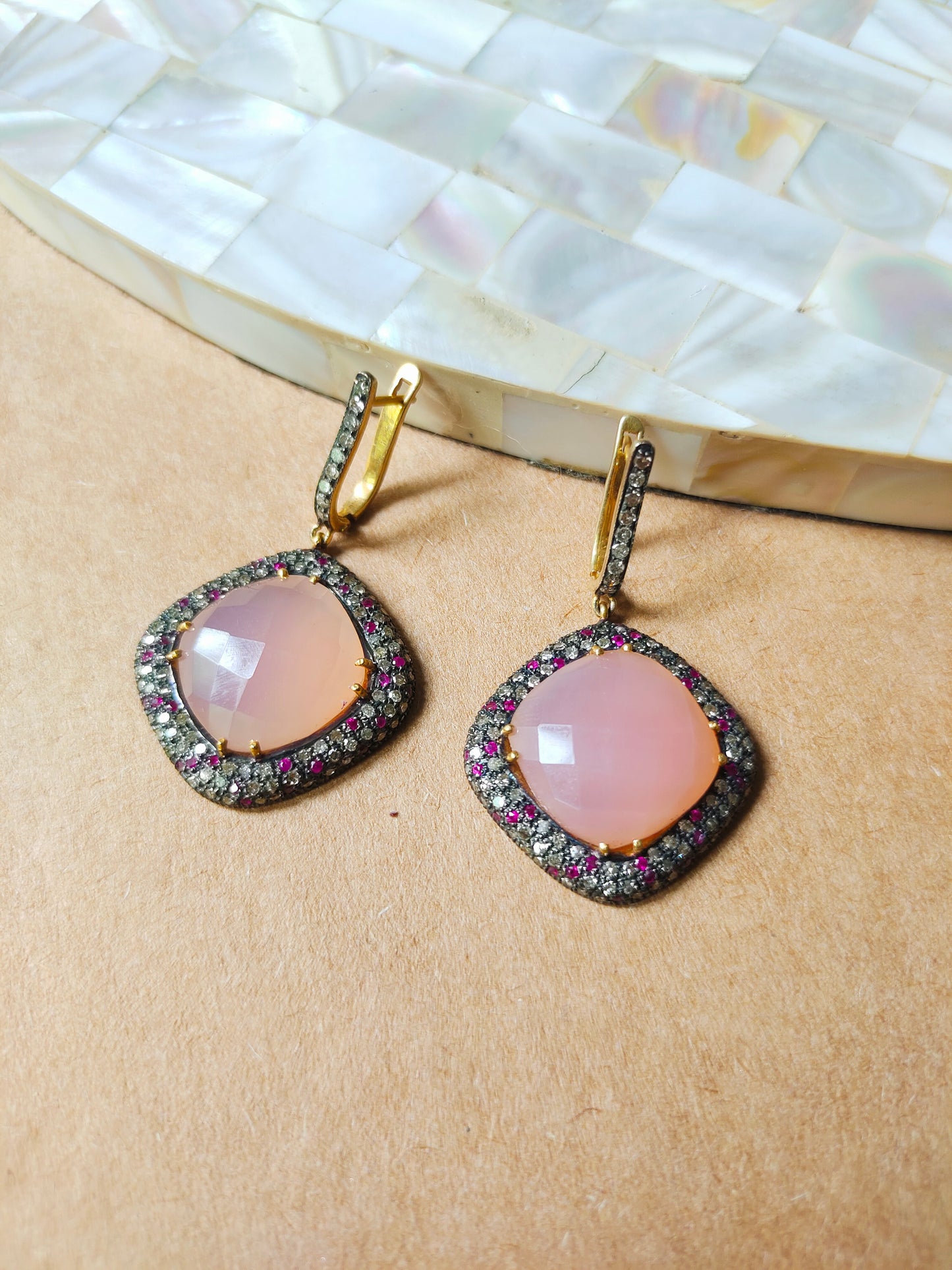 Earring Silver Gemstone