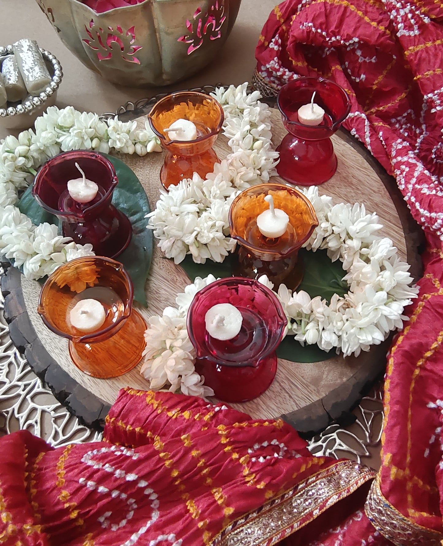Colored Diyas