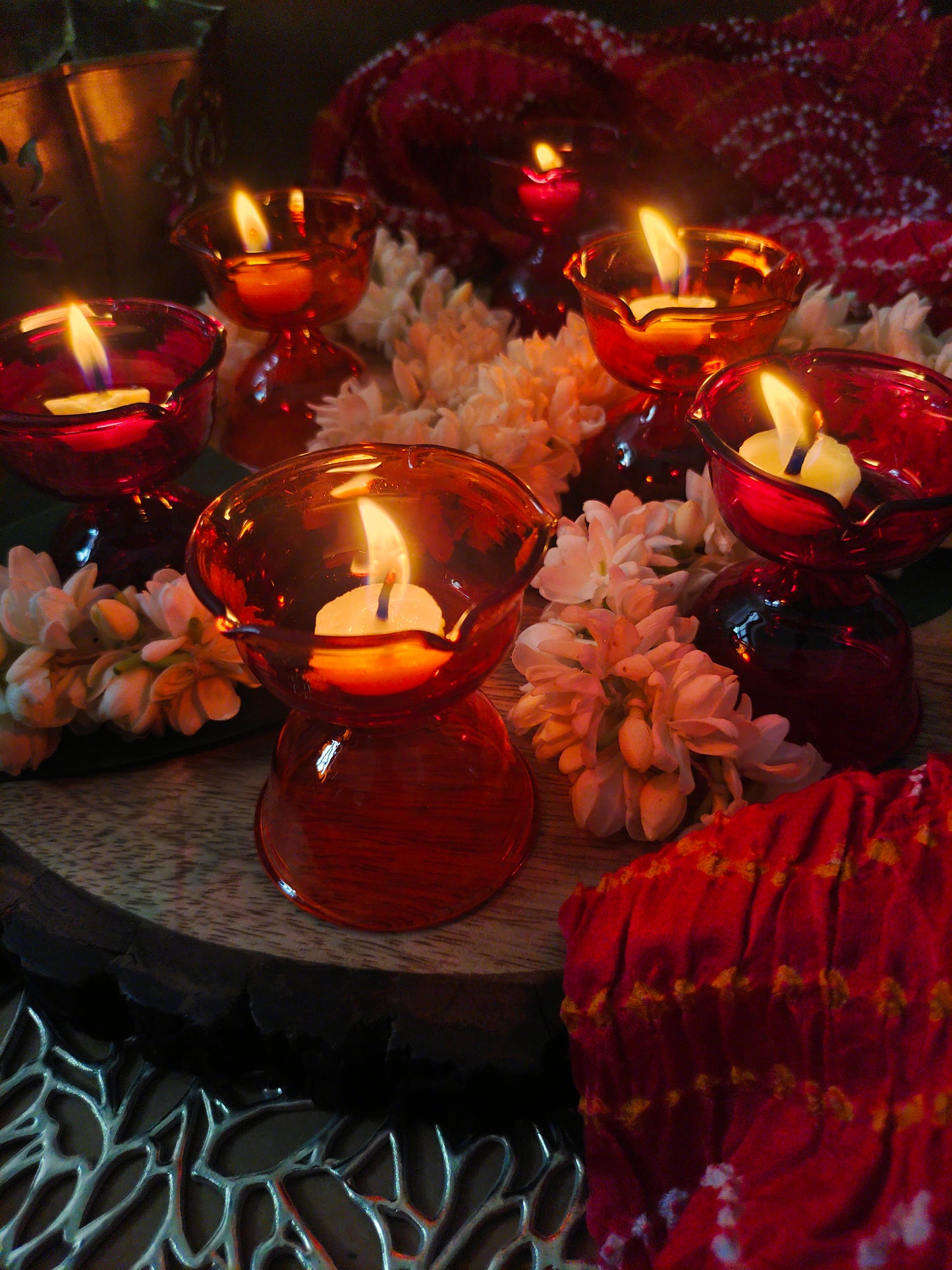 Colored Diyas