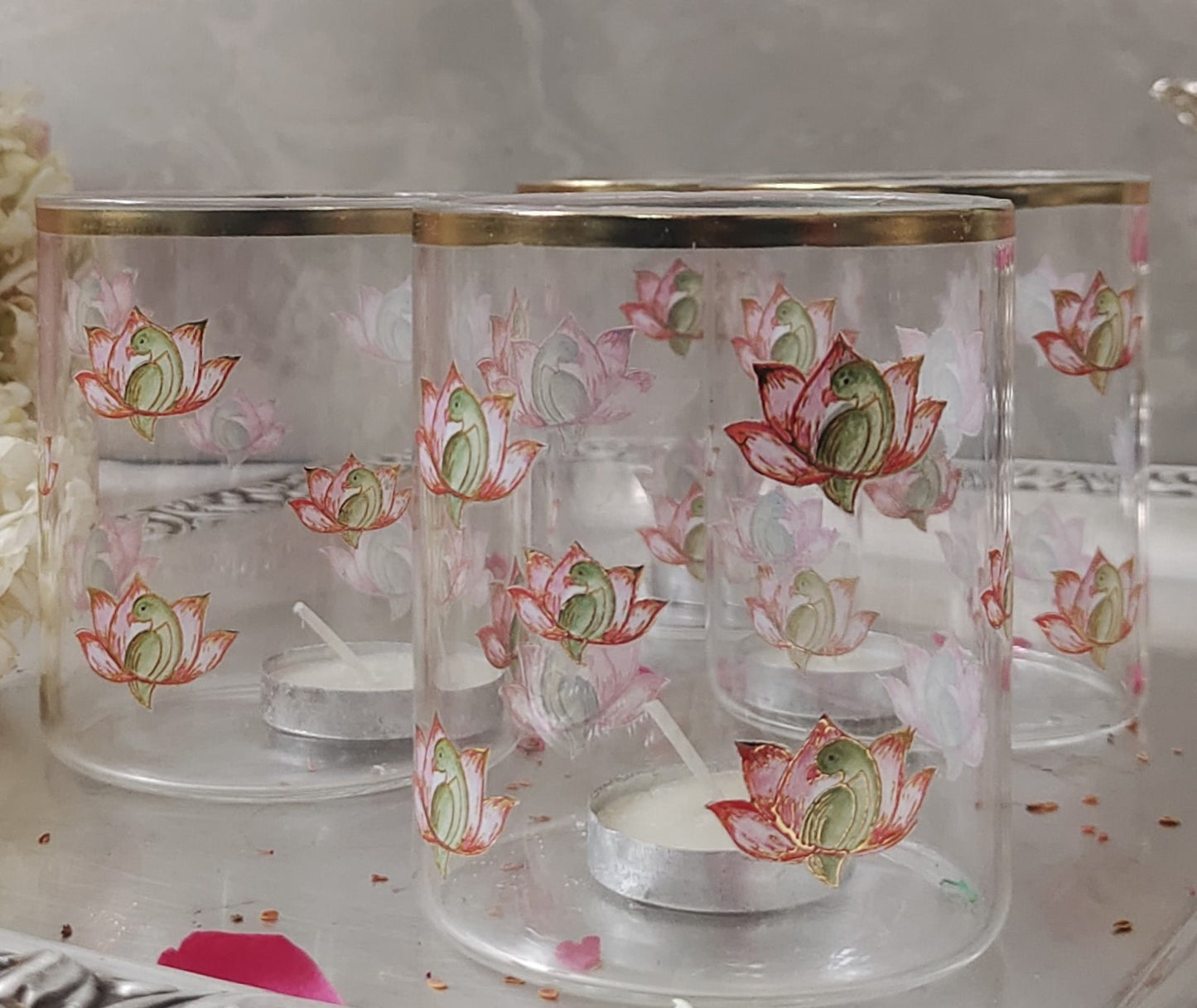 Parrot Glass Votive