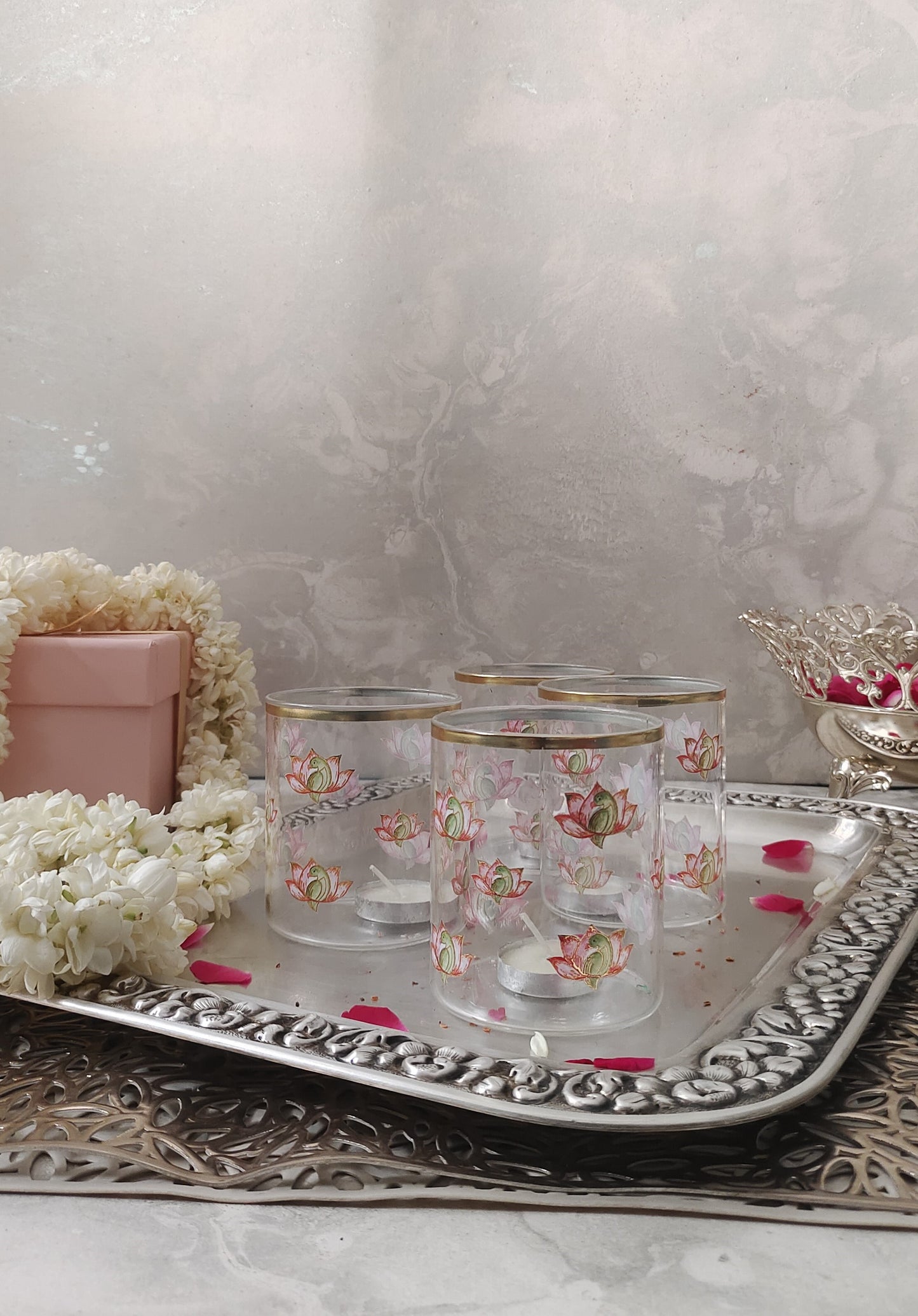 Parrot Glass Votive