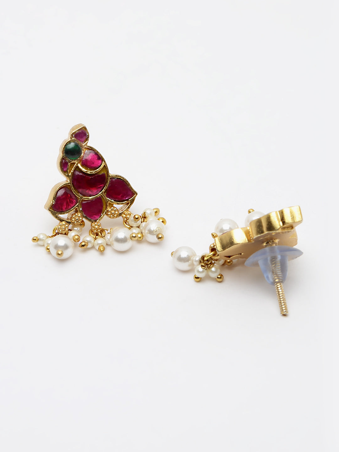 Earring Silver Kundan