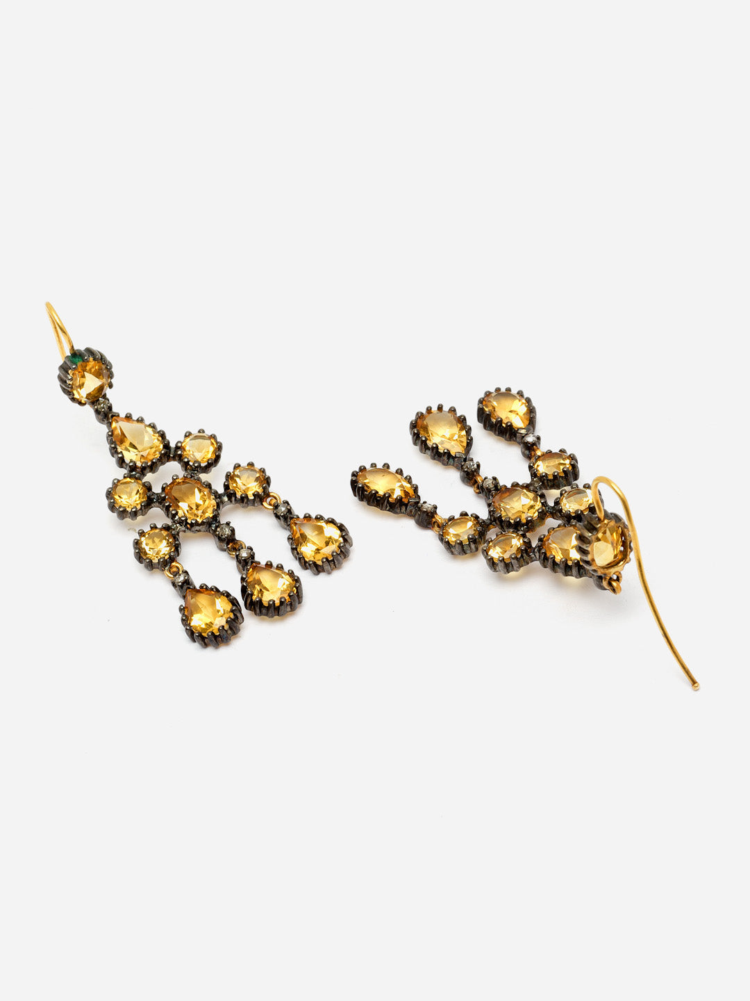 Earring Silver Semi Precious
