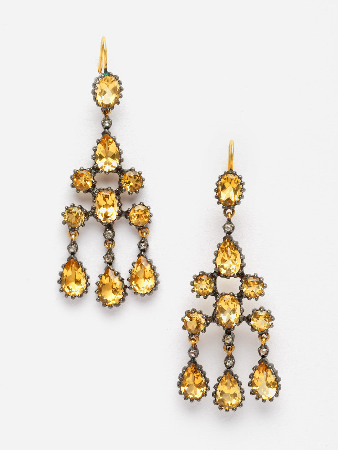 Earring Silver Semi Precious
