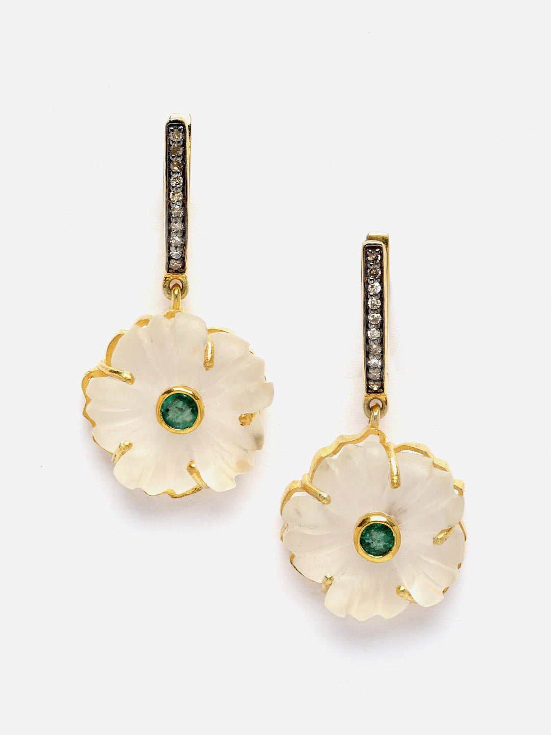 Earring Silver Semi Precious