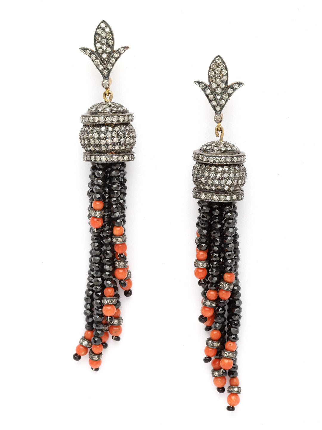 Earring Silver Semi Precious