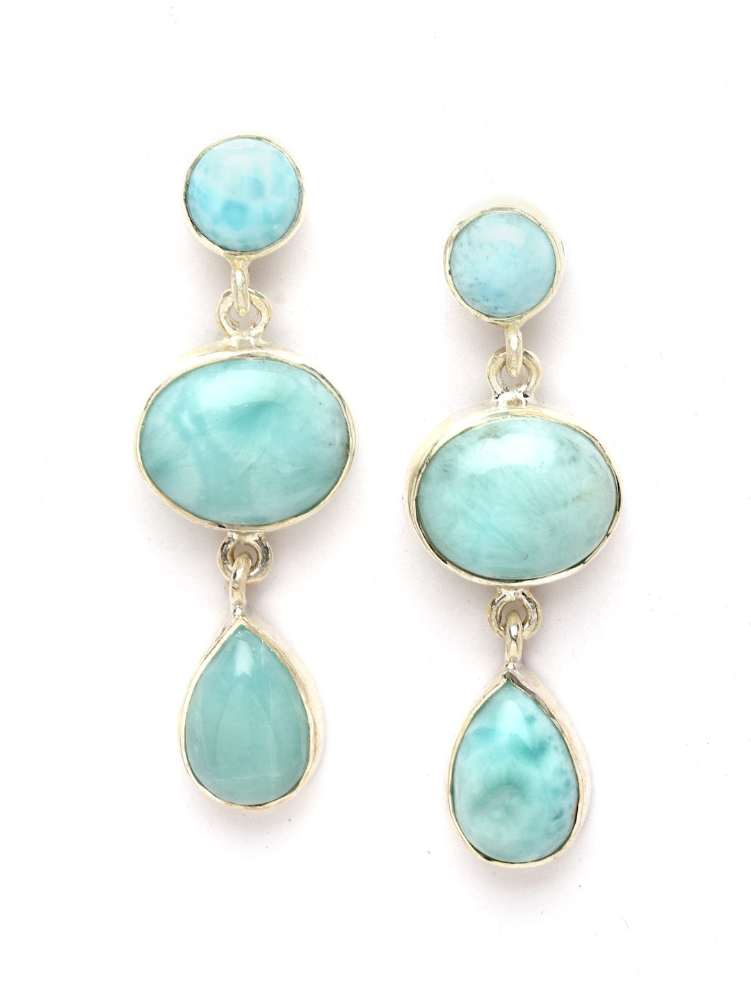 Silver Earring Gemstone