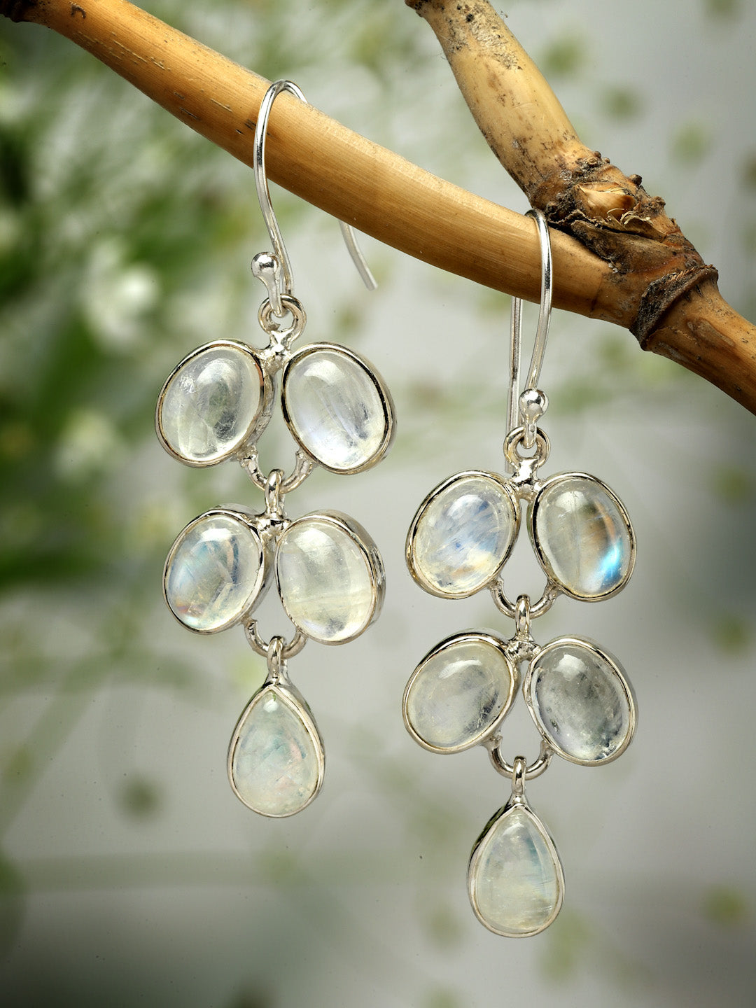 Silver Earring Gemstone