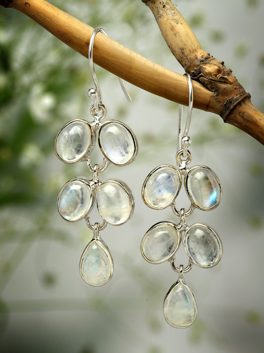 Silver Earring Gemstone