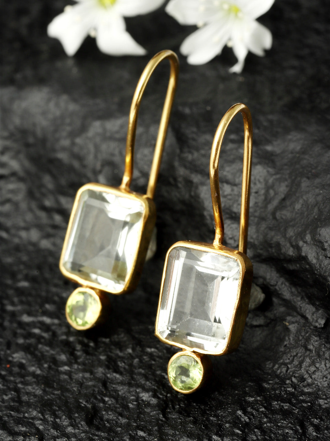 Silver Earring Gemstone