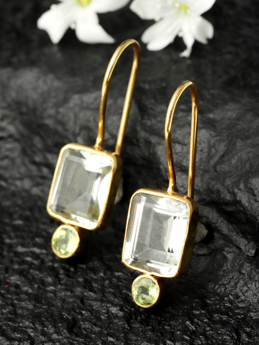 Silver Earring Gemstone