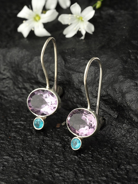 Silver Earring Gemstone