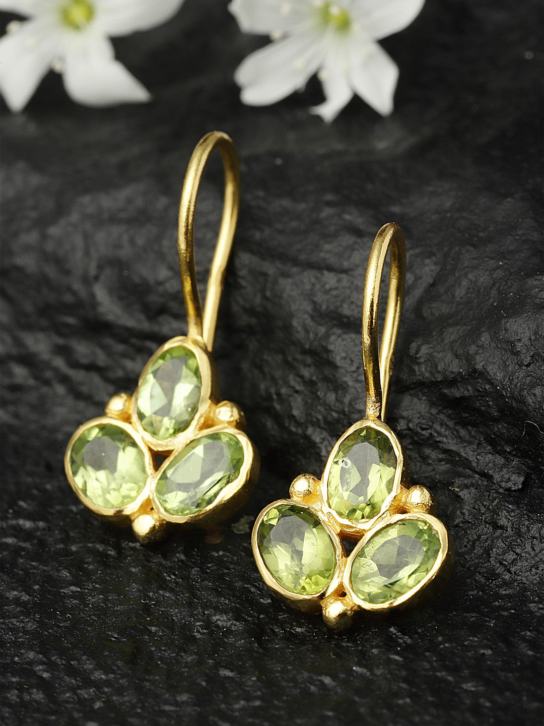 Silver Earring Gemstone