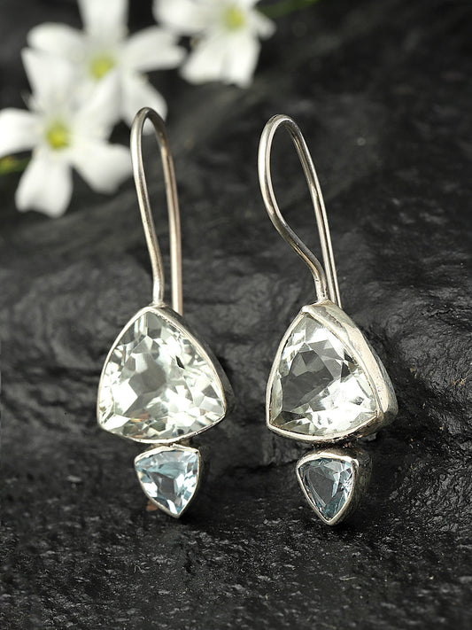 Silver Earring Gemstone