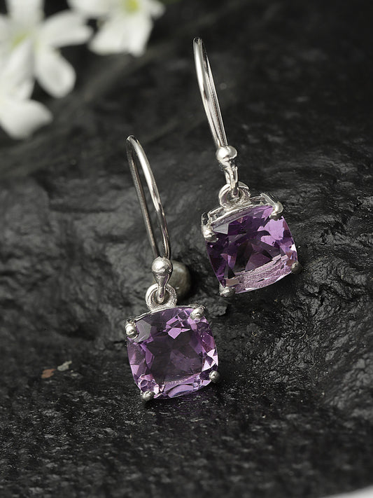 Silver Earring Gemstone