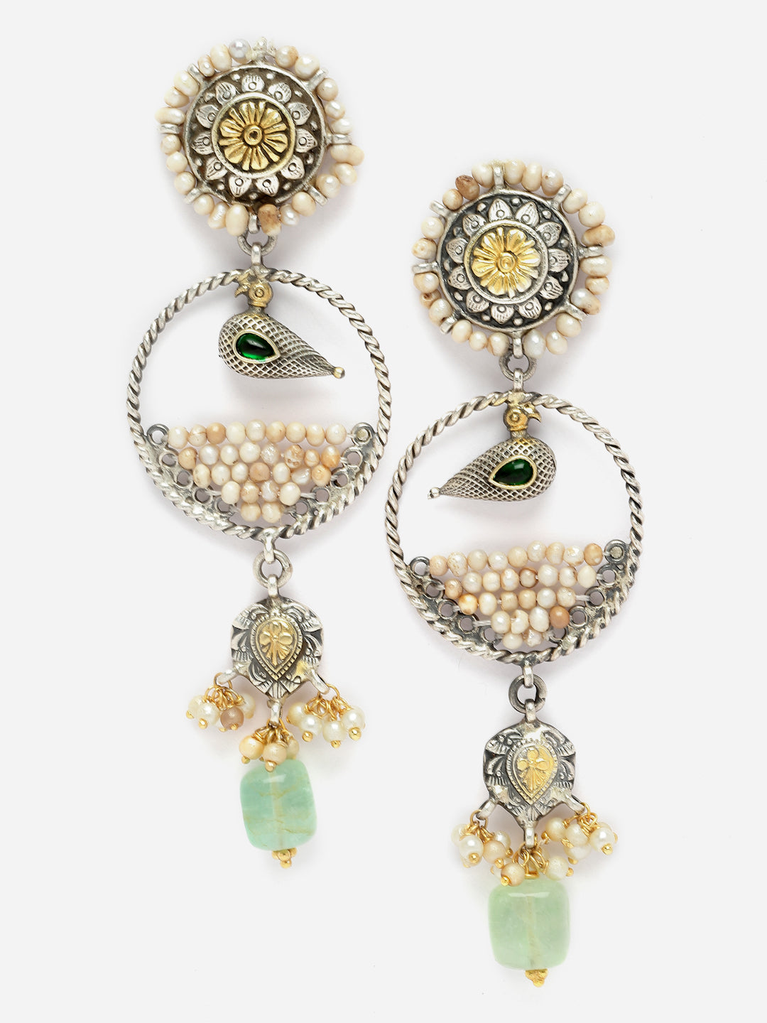 Earring Silver Ethnic