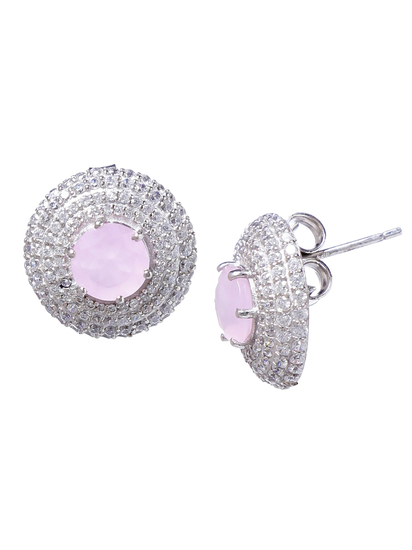 Earring Silver Cubic Zirconia