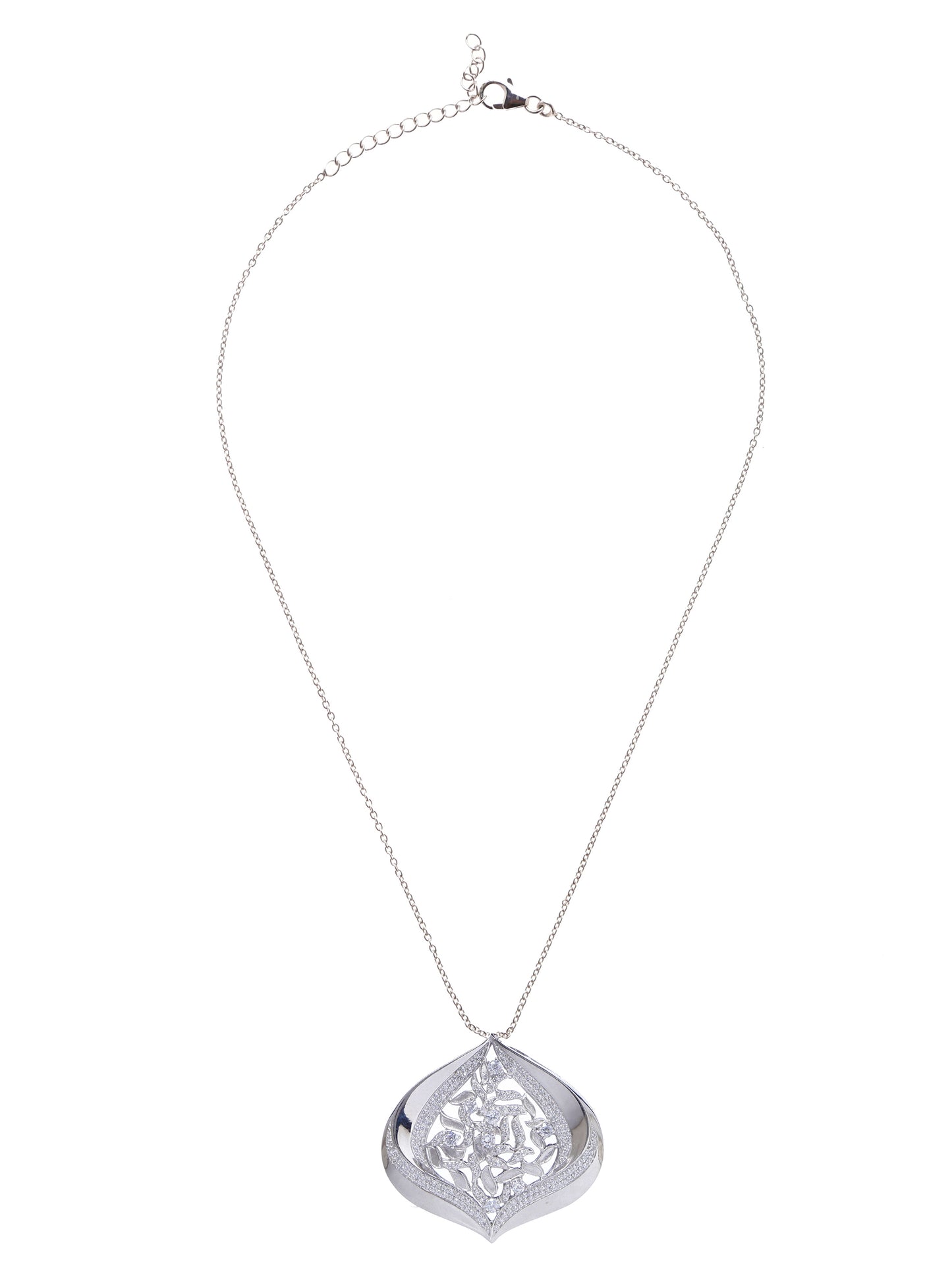 Pendant Silver Cubic Zirconia