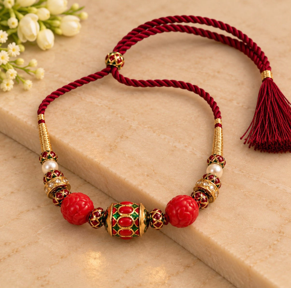 Kundan Beaded Necklace