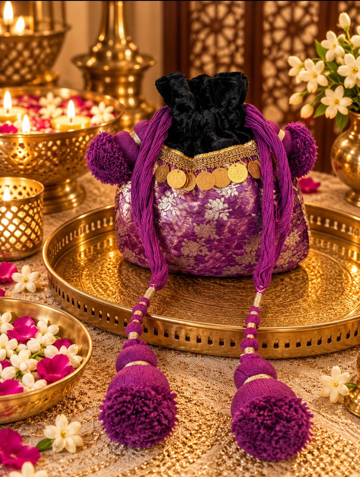 Velvet & Brocade Potlis