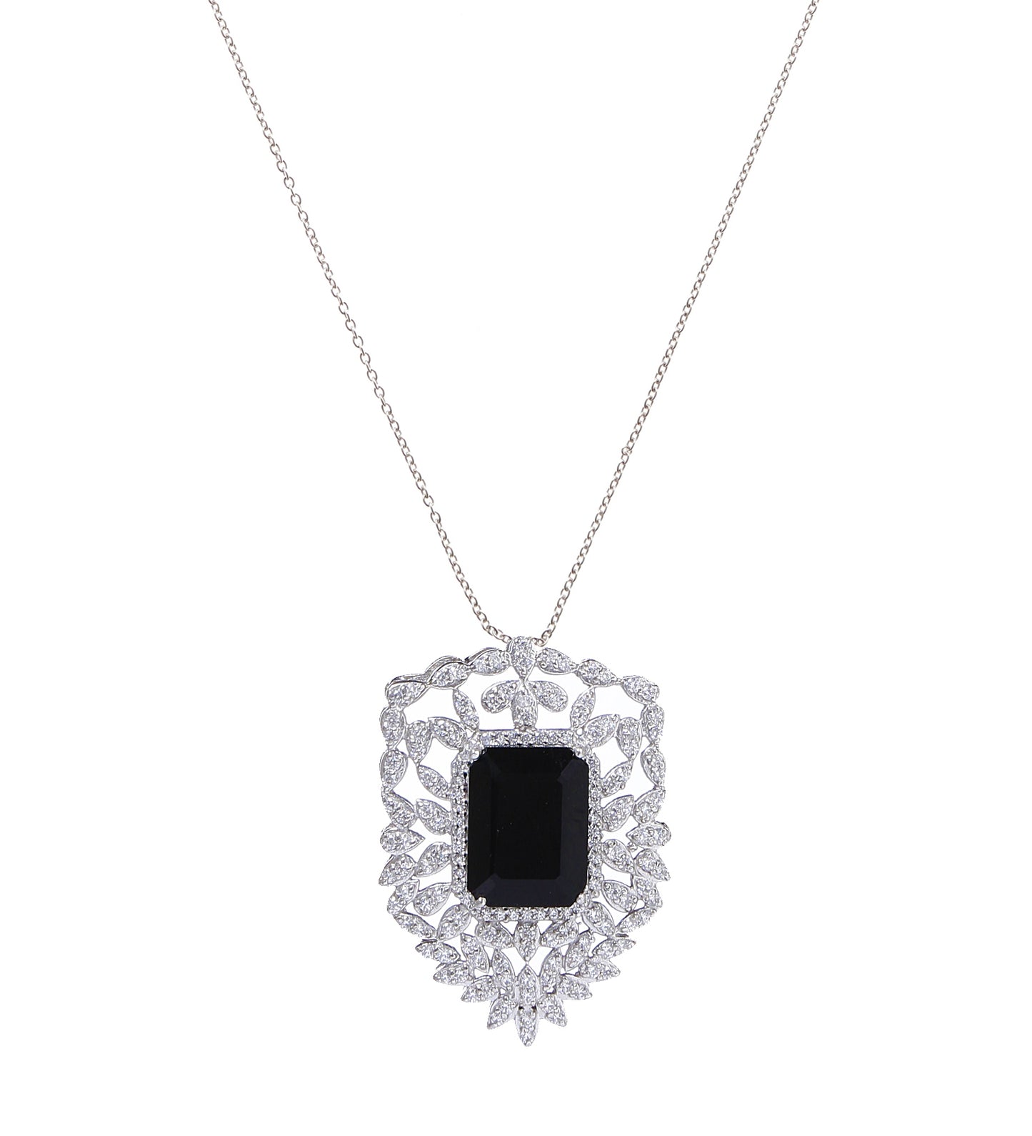 Pendant Silver Cubic Zirconia