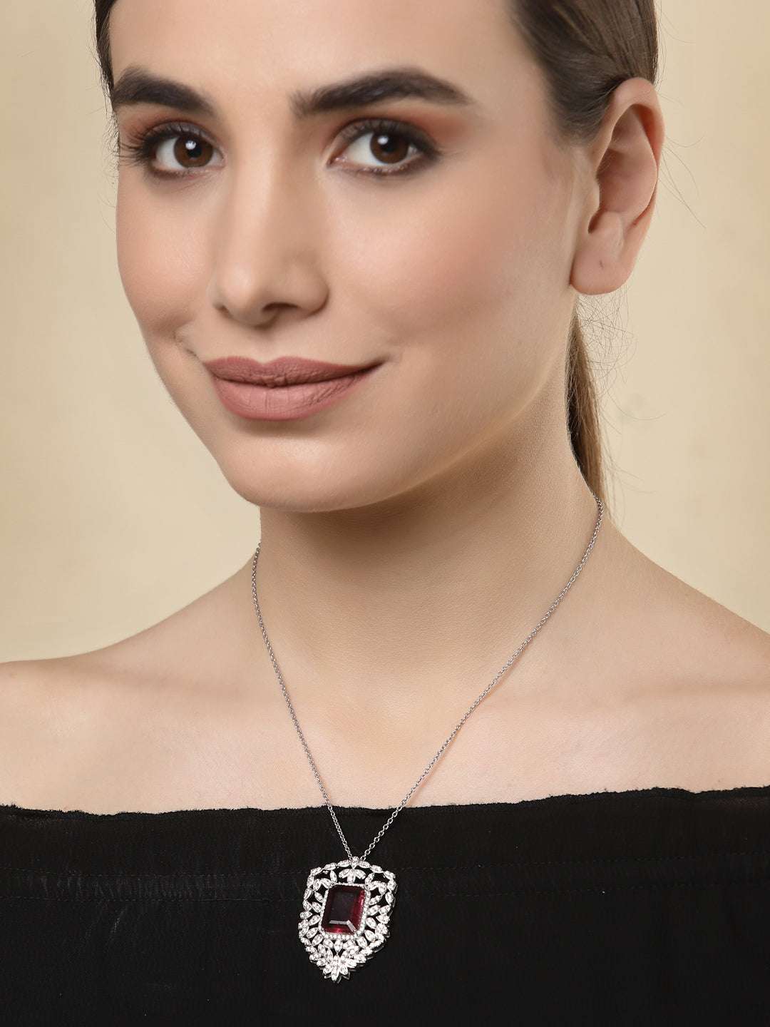 Pendant Silver Cubic Zirconia