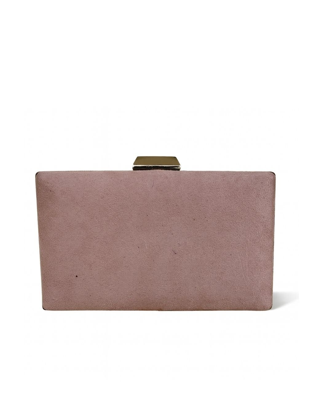 Suede box clutch collection