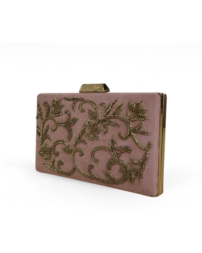 Suede box clutch collection