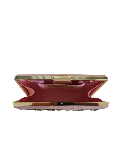 Suede box clutch collection