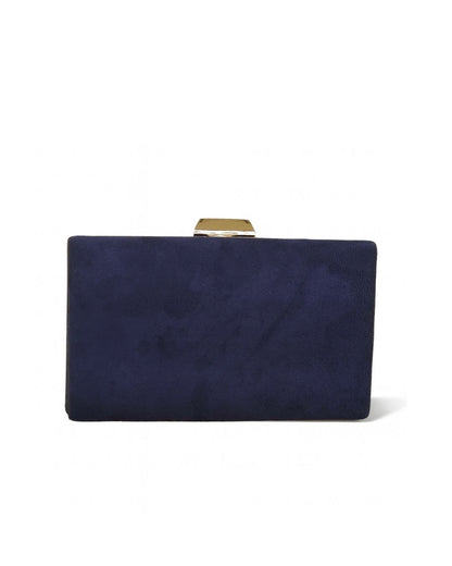 Suede box clutch collection
