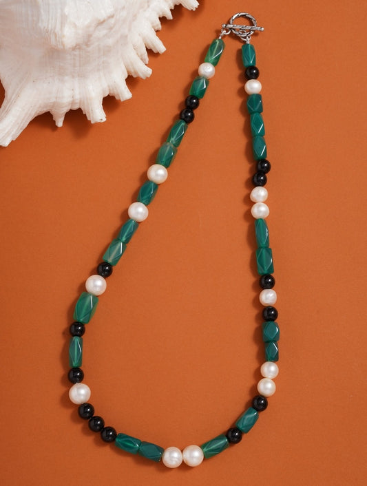 Necklace Beaded Semi Precious