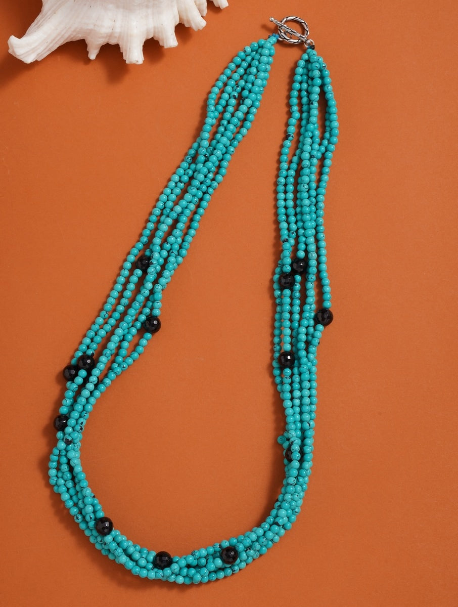Necklace Beaded Semi Precious