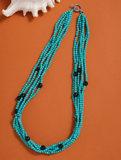 Necklace Beaded Semi Precious