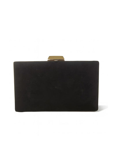 Suede box clutch collection