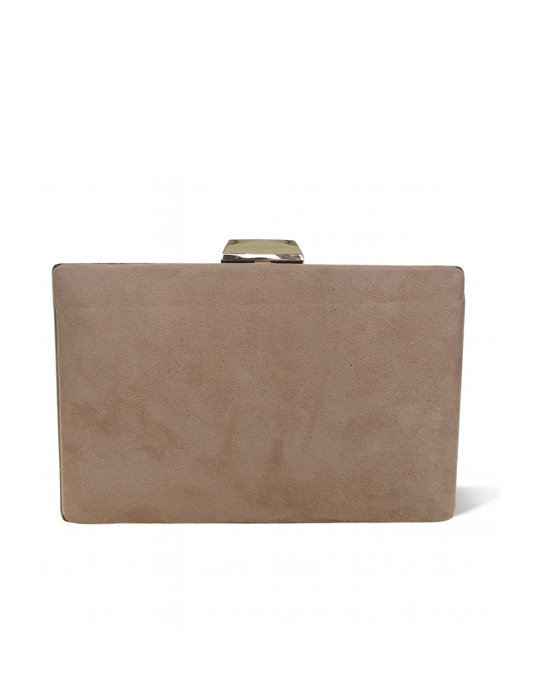 Suede box clutch collection
