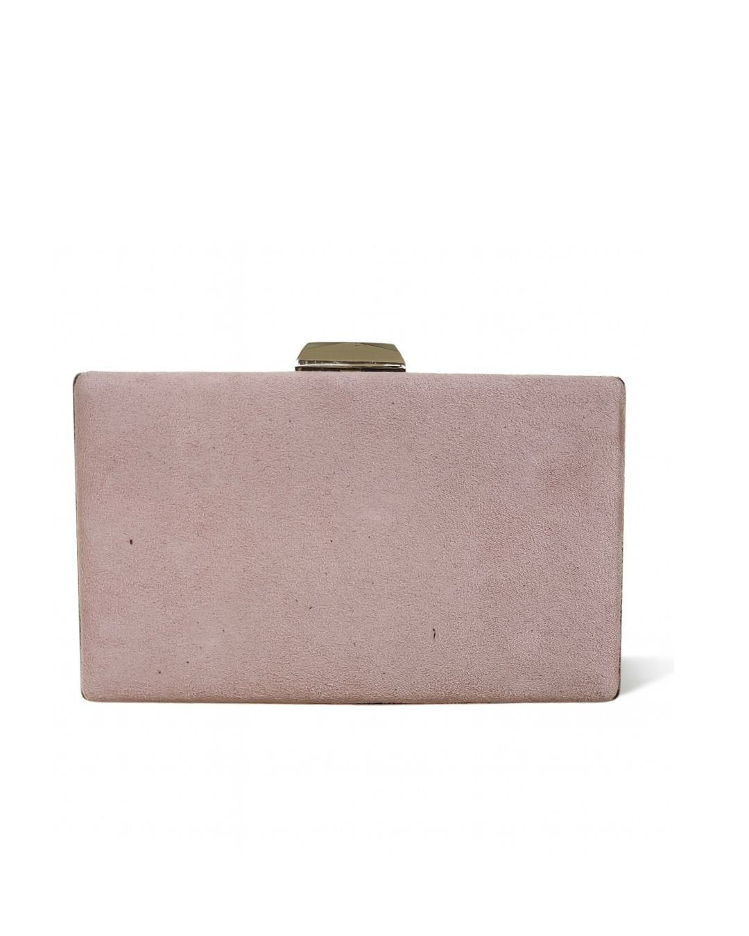 Suede box clutch collection