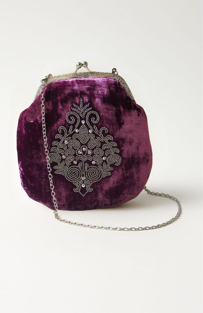 Embroidered Clutch