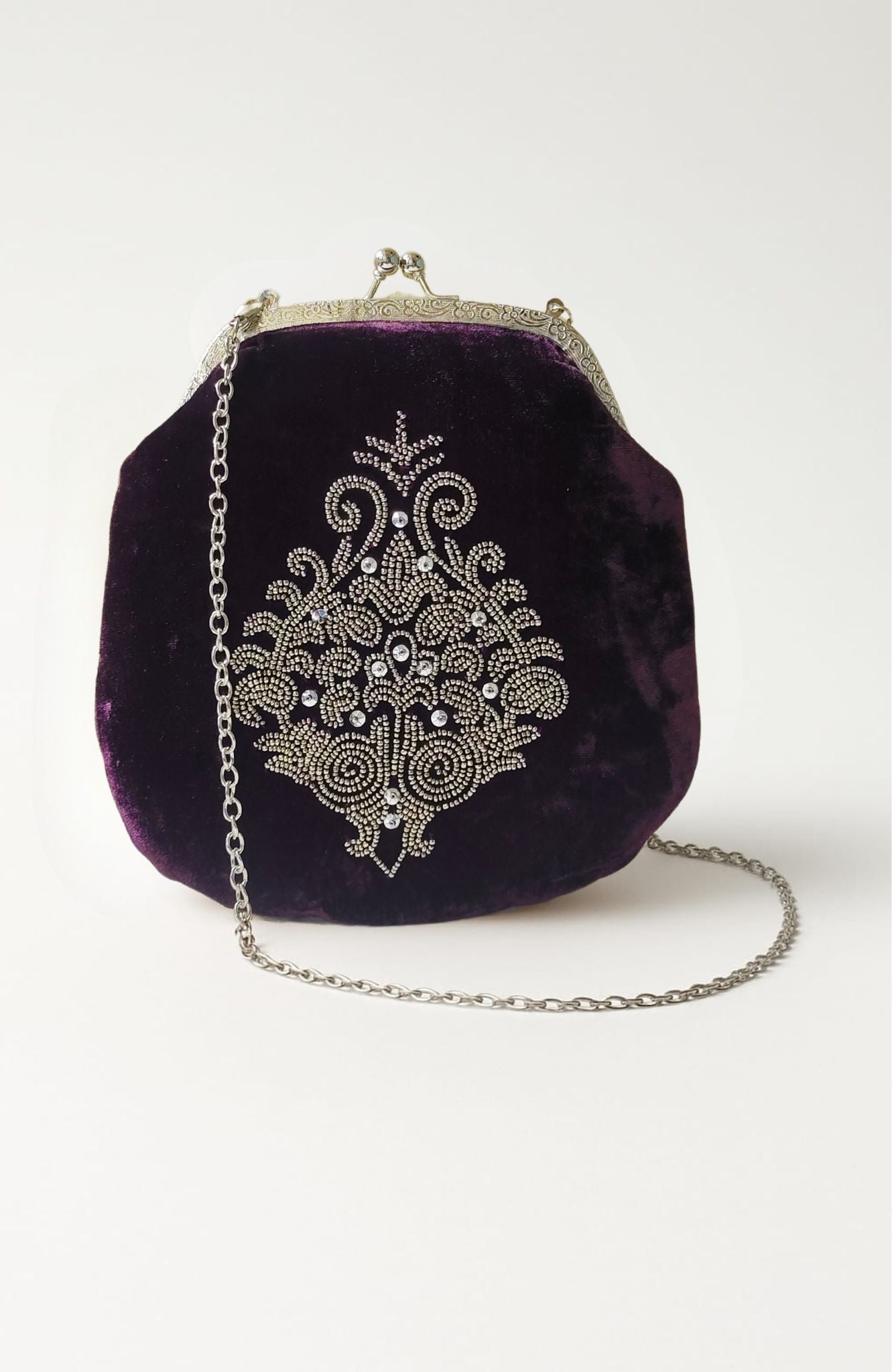 Embroidered Clutch
