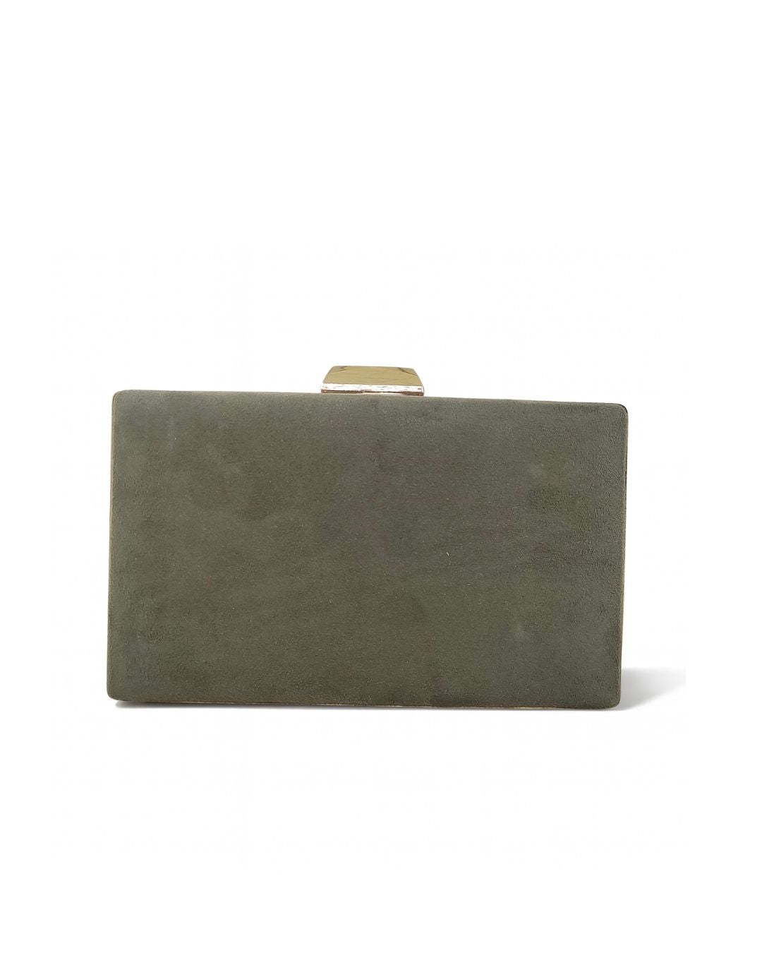 Suede box clutch collection