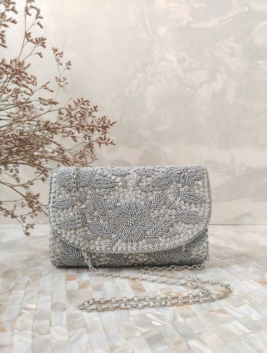 Embroidered clutch collection