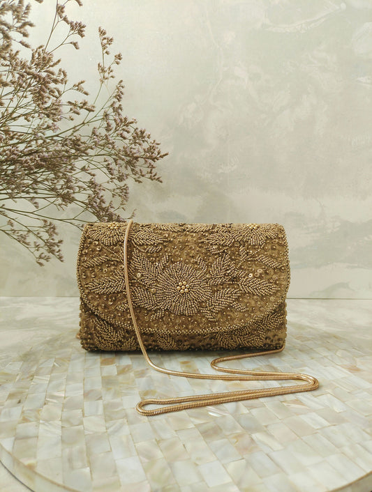 Embroidered clutch collection