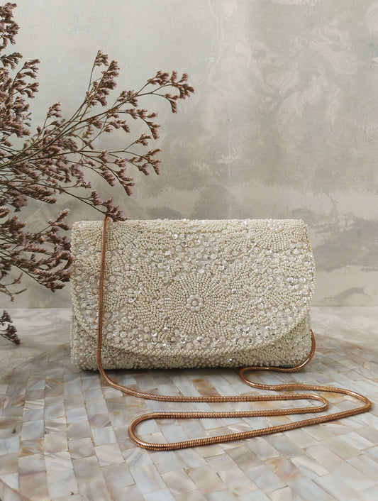 Embroidered clutch collection