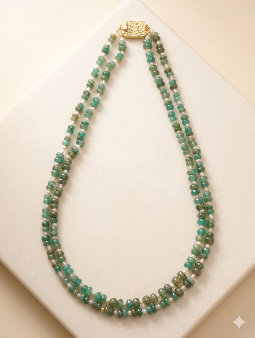 Necklace Beaded Precious